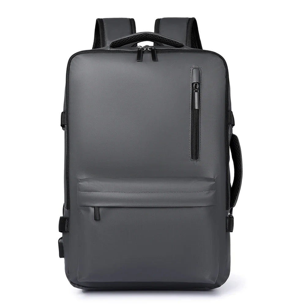 KTX-371667 Lightweight Business Laptop Backpack with USB Charging Port and Breathable Shoulder Strap Design