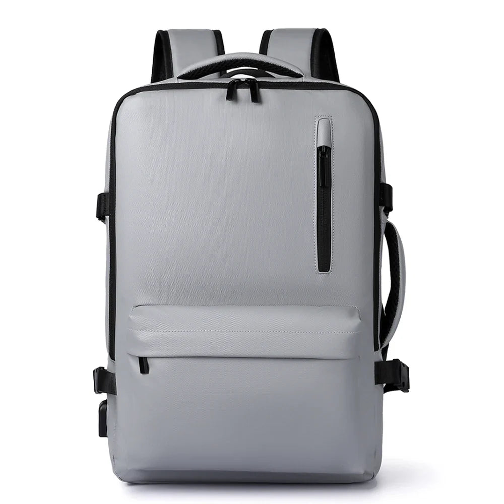 KTX-371667 Lightweight Business Laptop Backpack with USB Charging Port and Breathable Shoulder Strap Design