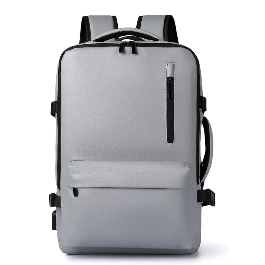 KTX-371667 Lightweight Business Laptop Backpack with USB Charging Port and Breathable Shoulder Strap Design