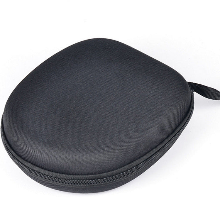 KTX-536275 Large EVA Earphone Storage Bag - Durable, Scratch Resistant, Anti-Fall and Compression Design - Black, 23*20*6.5 cm