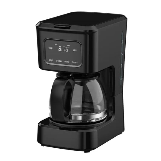 KTX-312403 4-Cup Coffee Maker with Clear Water Window and Glass Pot for Ground Coffee Brewing