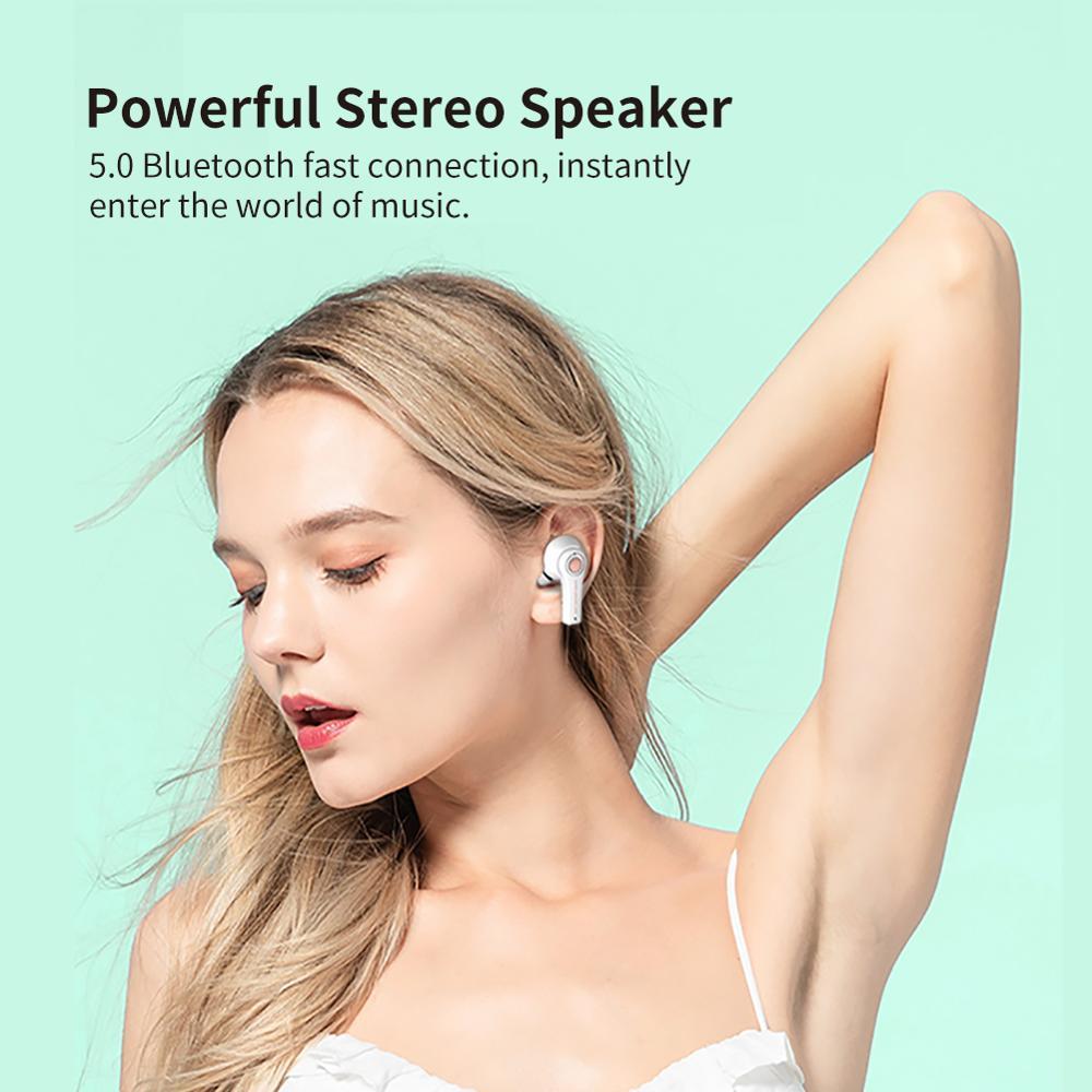 KTX-098131 Bluetooth Wireless Stereo Headset with 10m Range for Calls and Music in Black and White