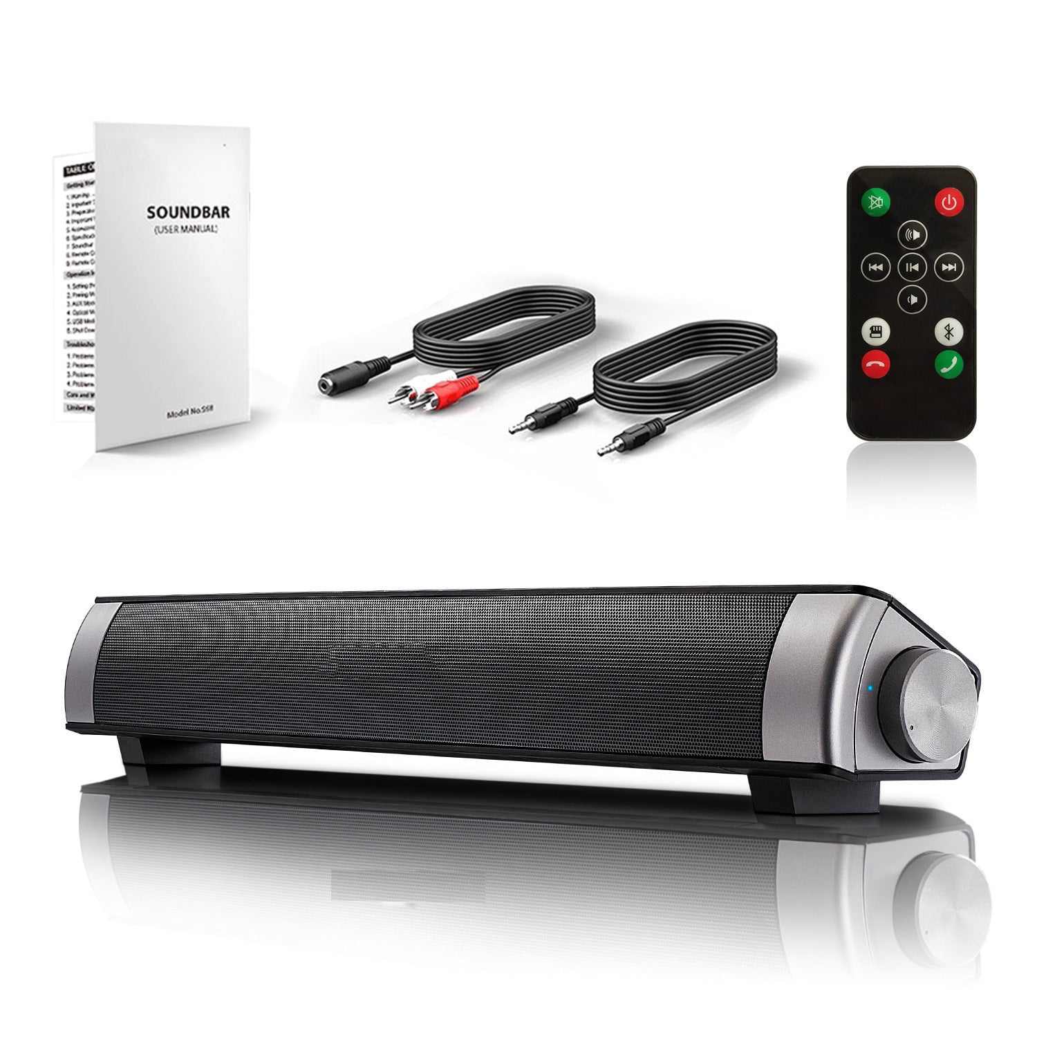 KTX-775507 Portable Bluetooth Speaker with 2000 mAh Battery, Frequency Response 100Hz-20kHz, Built-in Lithium Battery