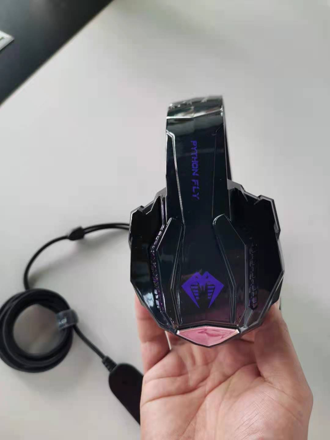 KTX-838739 Wired Gaming Headset with Microphone, 50mm Speakers, USB Connection, Comfortable Design, 3m Braided Cable