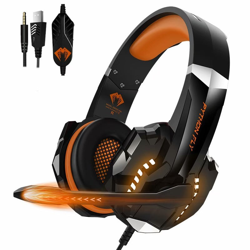 KTX-838739 Wired Gaming Headset with Microphone, 50mm Speakers, USB Connection, Comfortable Design, 3m Braided Cable