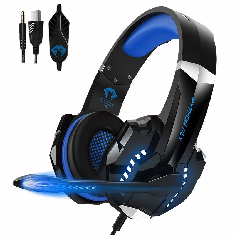 KTX-838739 Wired Gaming Headset with Microphone, 50mm Speakers, USB Connection, Comfortable Design, 3m Braided Cable