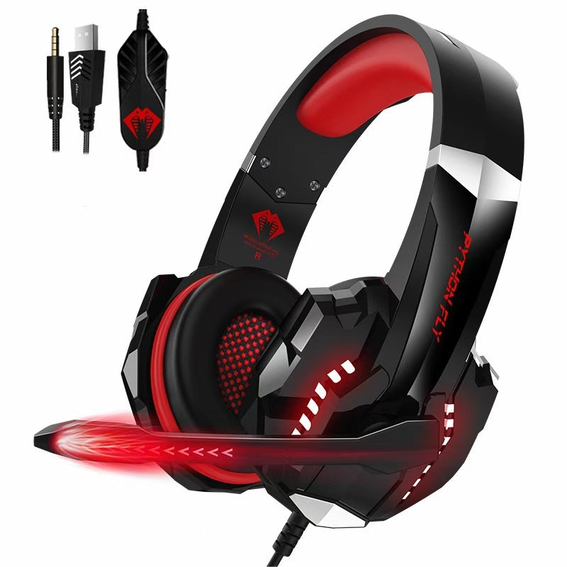 KTX-838739 Wired Gaming Headset with Microphone, 50mm Speakers, USB Connection, Comfortable Design, 3m Braided Cable