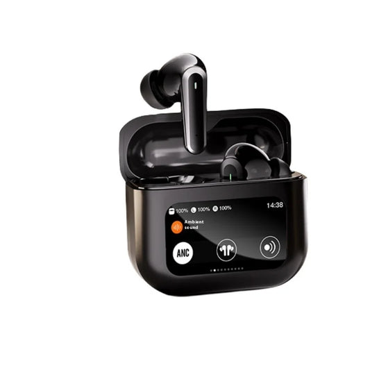 KTX-919763 Q30 Smart In-Ear Headset with LCD Screen, Binaural Noise Reduction, and Long Battery Life