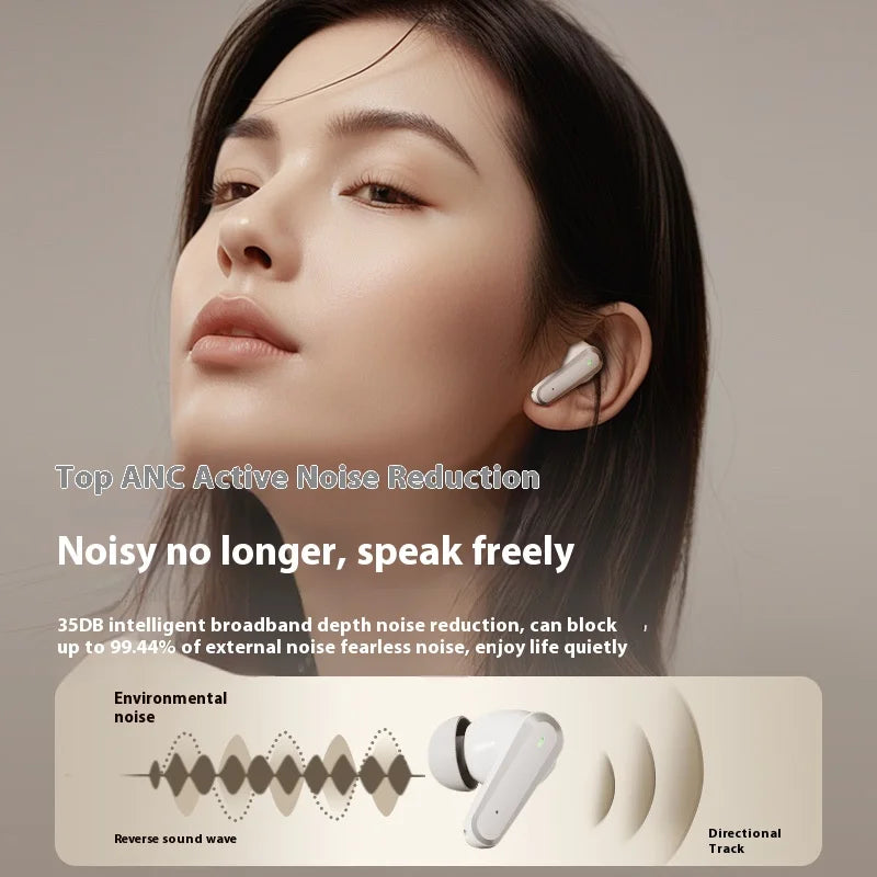 KTX-919763 Q30 Smart In-Ear Headset with LCD Screen, Binaural Noise Reduction, and Long Battery Life