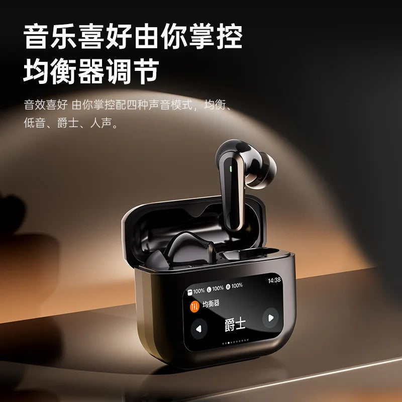 KTX-919763 Q30 Smart In-Ear Headset with LCD Screen, Binaural Noise Reduction, and Long Battery Life