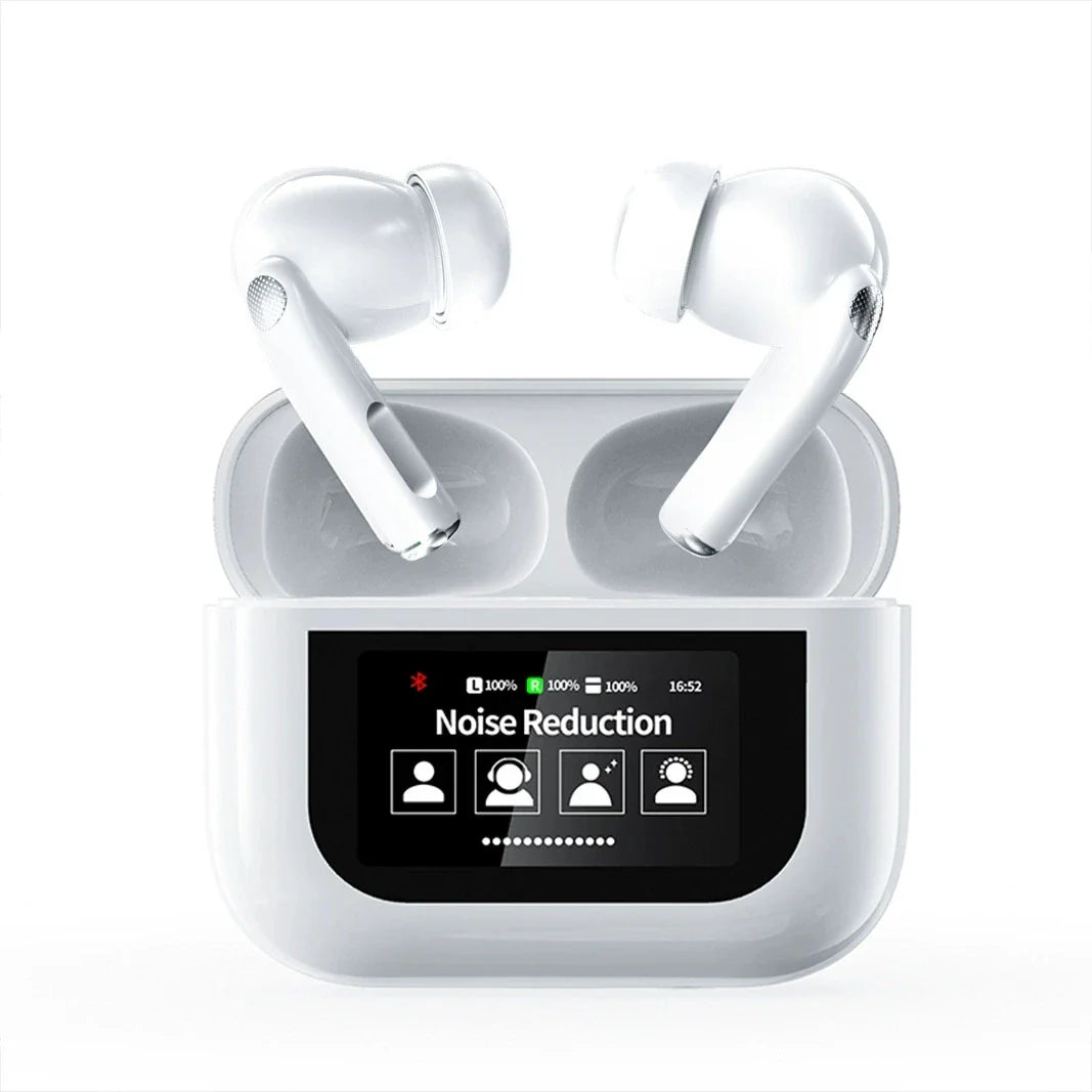 KTX-919763 Q30 Smart In-Ear Headset with LCD Screen, Binaural Noise Reduction, and Long Battery Life