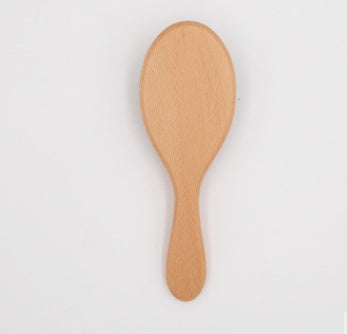 KTX-533715 Beech Wood Bristle Hair Comb for Effortless Styling and Scalp Care