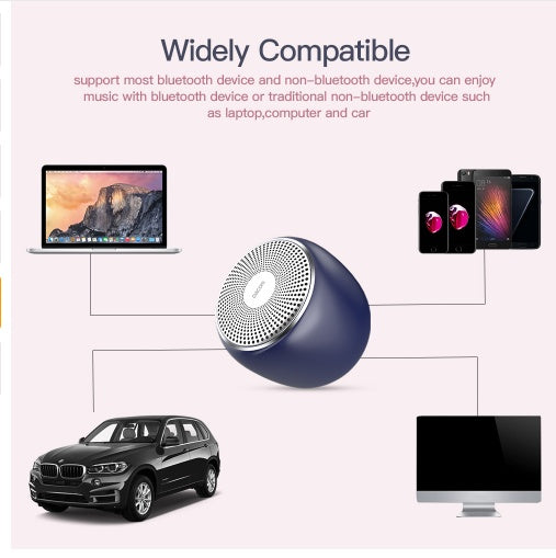 KTX-446675 Mini Portable Bluetooth Speaker with Bass Stereo Sound, AUX MP3 Music Player for Phones