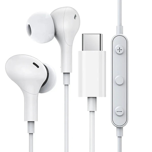 KTX-606483 Digital Stereo Wired Type-C Earphones for iPhone 15 Pro Max and Compatible with Samsung, OnePlus, and Huawei Devices