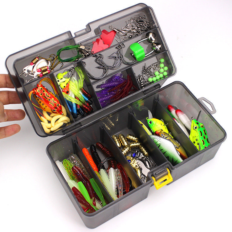 JMT-199178 168-Piece Multifunctional Fishing Lures Set with Pliers - Environmentally Friendly Accessories for Anglers