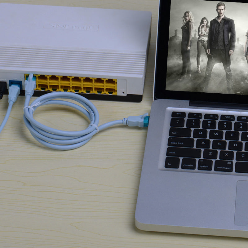 KTX-348947 Ice Blue Super Five Network Cable, RJ-45 Connector, Multiple Lengths Available