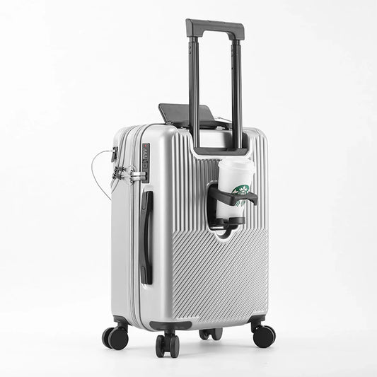 KTX-242067 Stylish Multifunctional Carry-On Business Luggage Suitcase for Travel