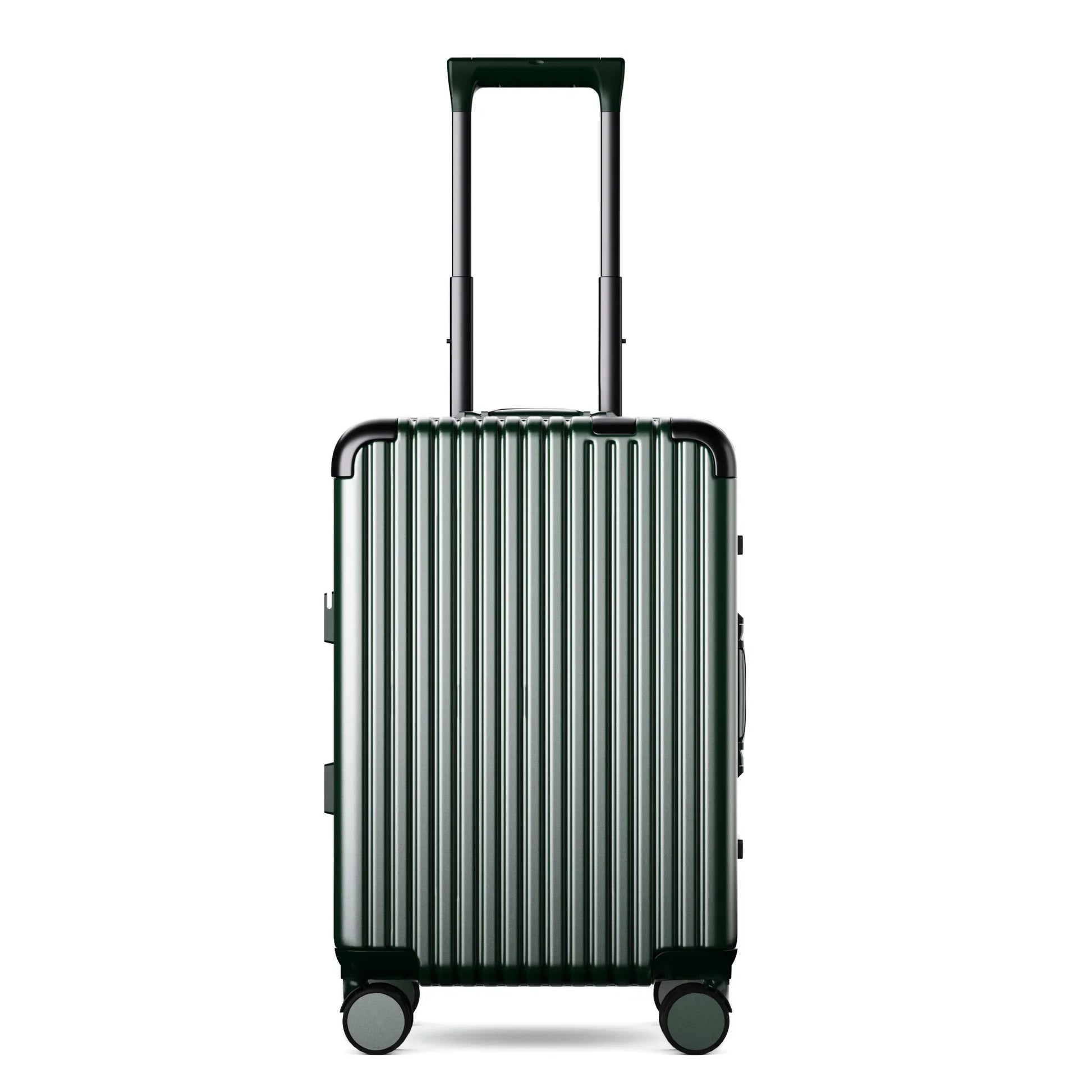 KTX-109843 3-Piece Aluminium Frame Travel Suitcase Set with Polycarbonate Trolley Case