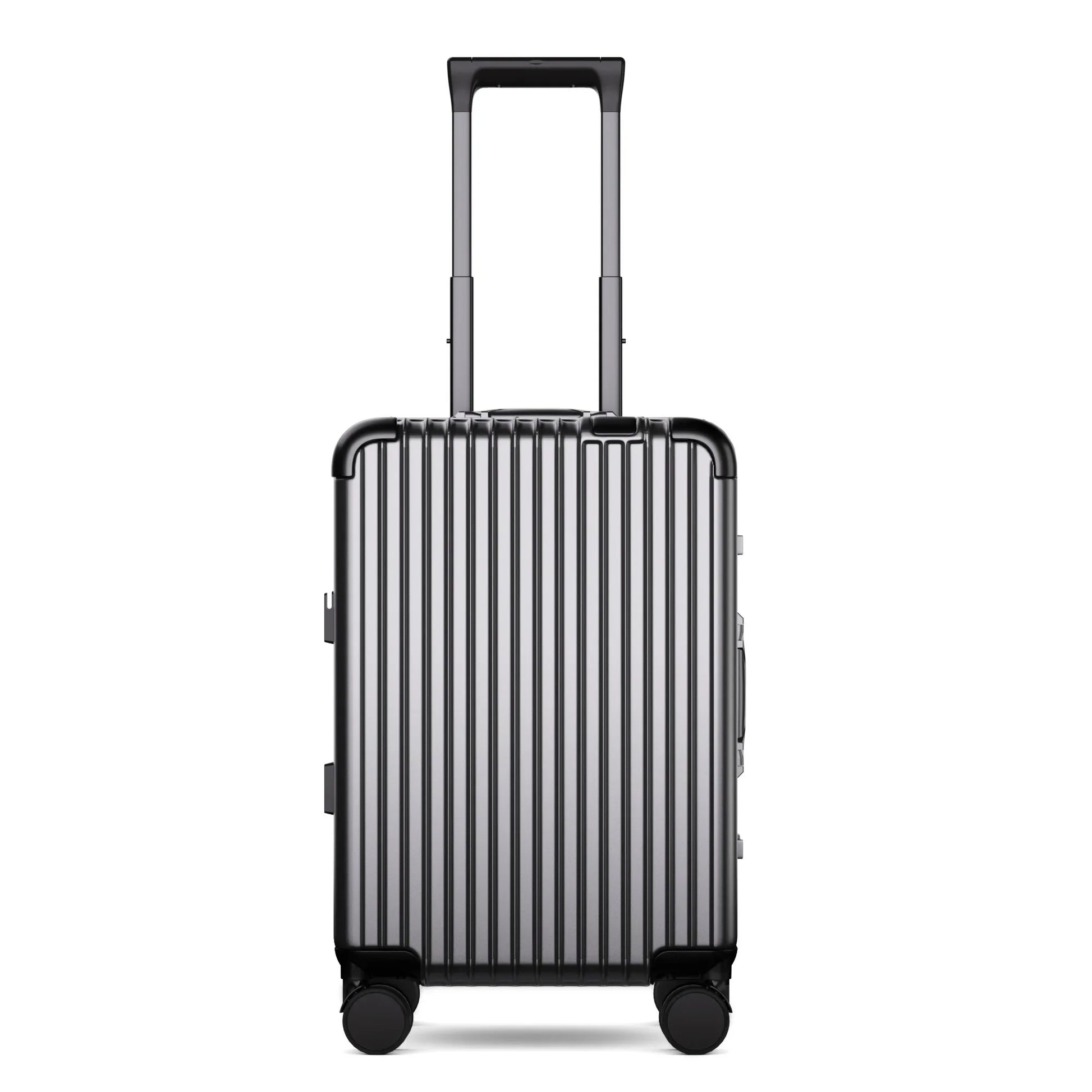 KTX-109843 3-Piece Aluminium Frame Travel Suitcase Set with Polycarbonate Trolley Case