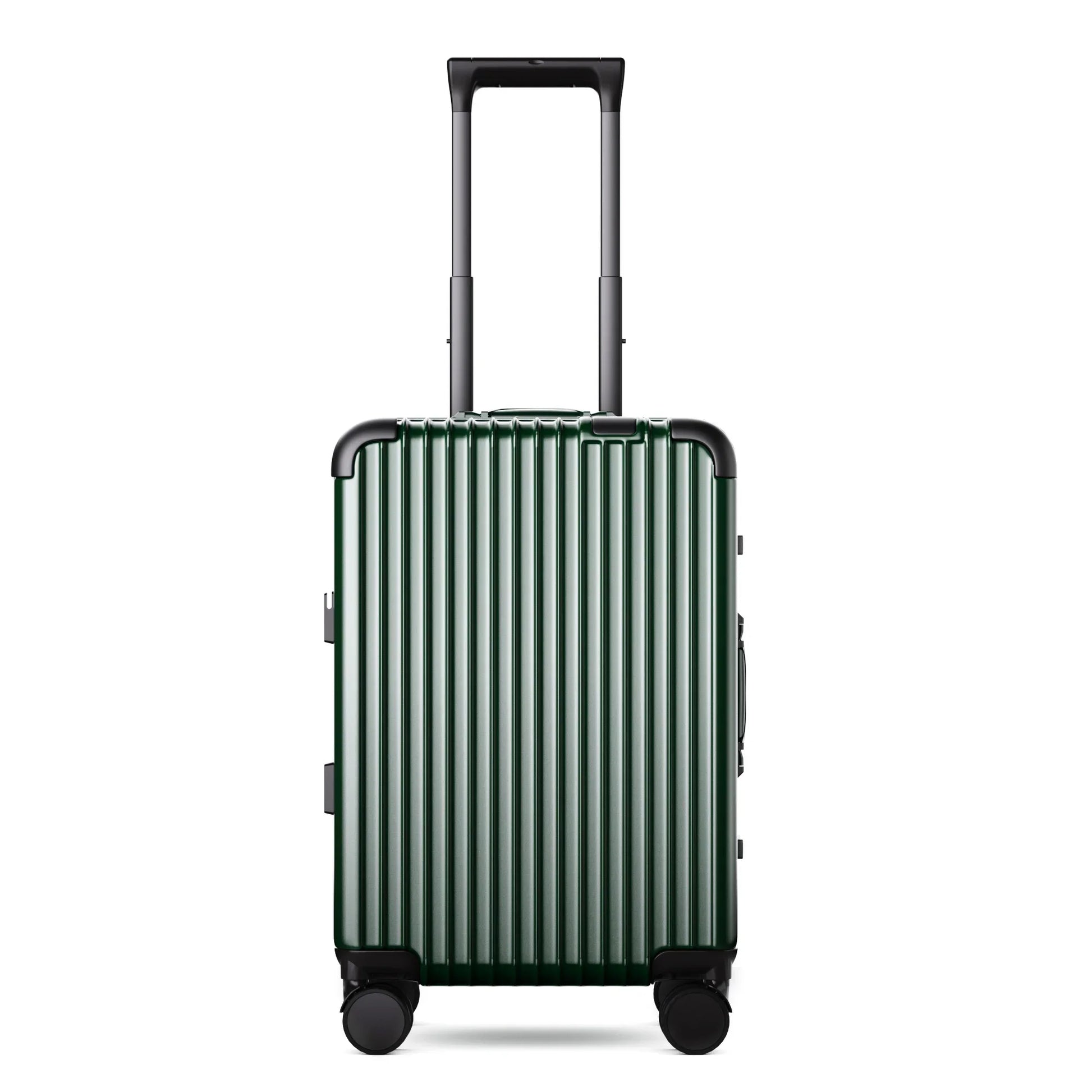 KTX-109843 3-Piece Aluminium Frame Travel Suitcase Set with Polycarbonate Trolley Case