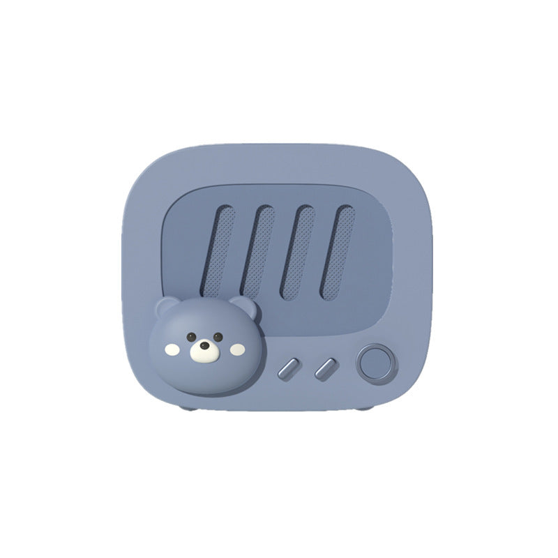 KTX-644435 Portable Mini Bluetooth Speaker for Mobile Phones and Cars - Little Pet Love X18 Model, 1200mAh Battery, USB Charging