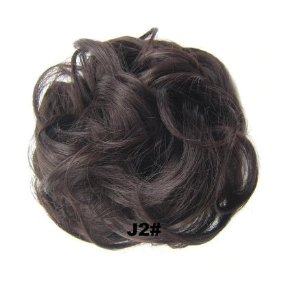 KTX-362131 Vibrant Colorful Hair Rings - 46 Shades for Styling and Accessories