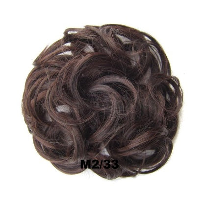KTX-362131 Vibrant Colorful Hair Rings - 46 Shades for Styling and Accessories