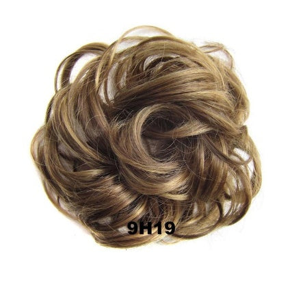 KTX-362131 Vibrant Colorful Hair Rings - 46 Shades for Styling and Accessories