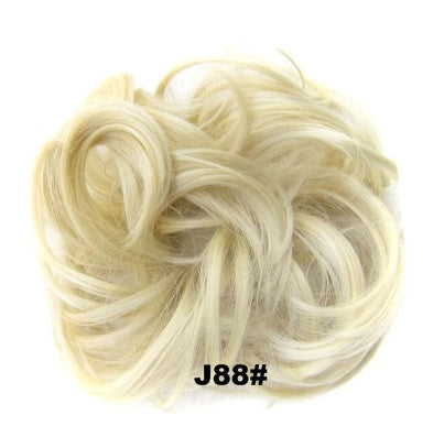 KTX-362131 Vibrant Colorful Hair Rings - 46 Shades for Styling and Accessories