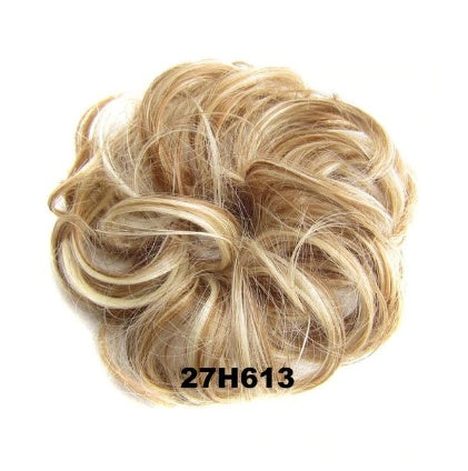 KTX-362131 Vibrant Colorful Hair Rings - 46 Shades for Styling and Accessories