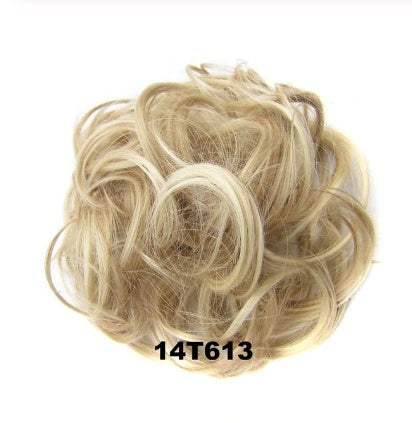 KTX-362131 Vibrant Colorful Hair Rings - 46 Shades for Styling and Accessories