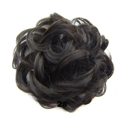 KTX-362131 Vibrant Colorful Hair Rings - 46 Shades for Styling and Accessories
