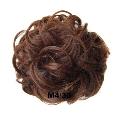 KTX-362131 Vibrant Colorful Hair Rings - 46 Shades for Styling and Accessories