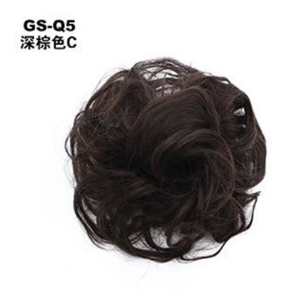 KTX-362131 Vibrant Colorful Hair Rings - 46 Shades for Styling and Accessories