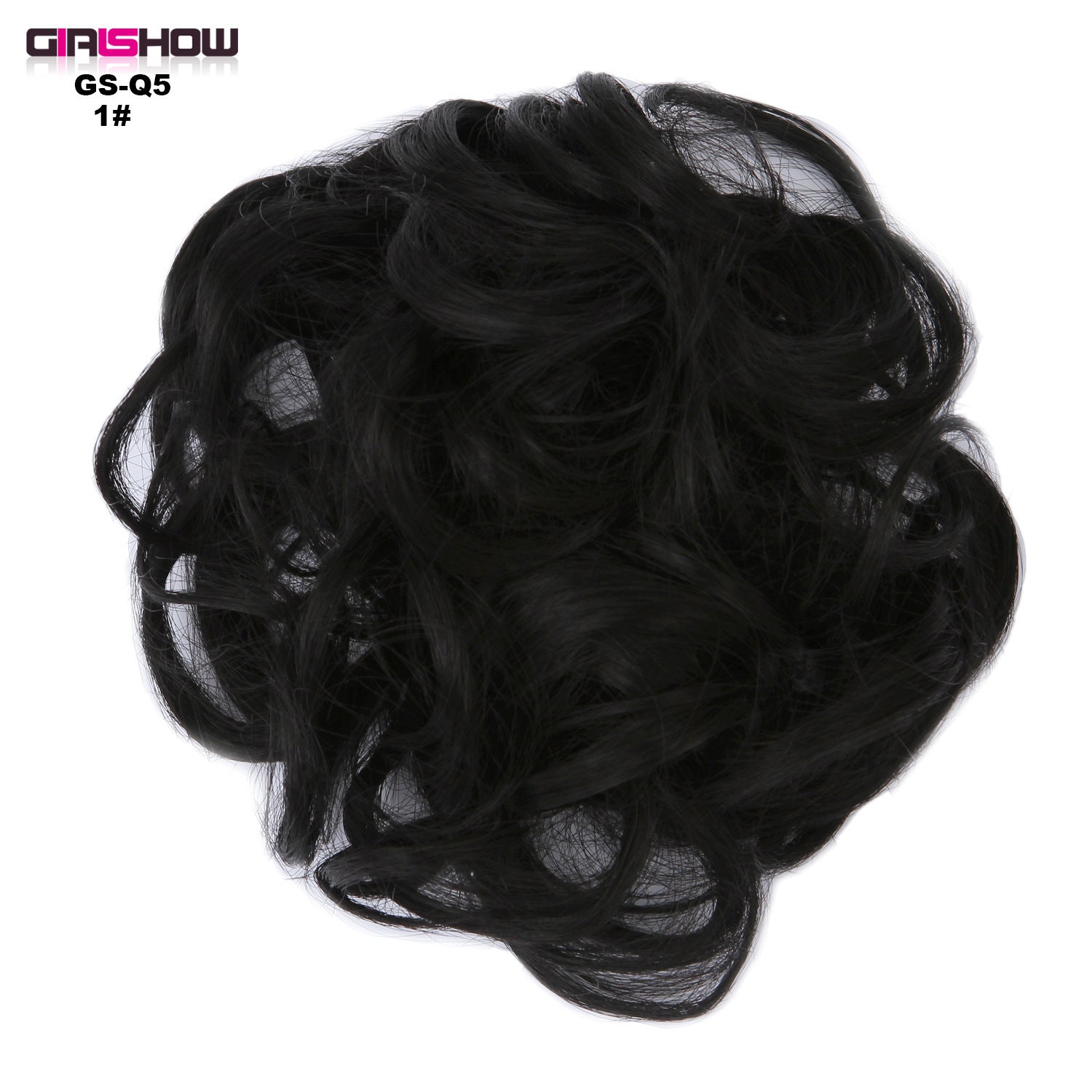 KTX-362131 Vibrant Colorful Hair Rings - 46 Shades for Styling and Accessories