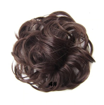 KTX-362131 Vibrant Colorful Hair Rings - 46 Shades for Styling and Accessories