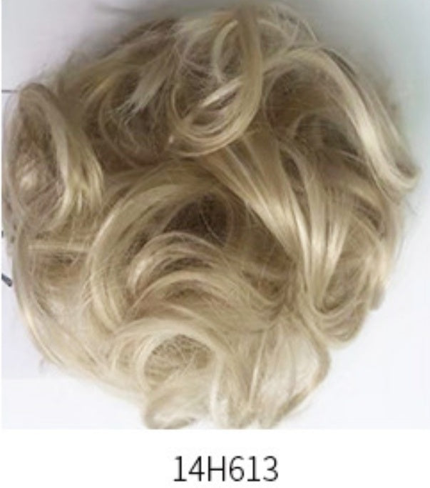 KTX-362131 Vibrant Colorful Hair Rings - 46 Shades for Styling and Accessories