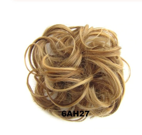 KTX-362131 Vibrant Colorful Hair Rings - 46 Shades for Styling and Accessories