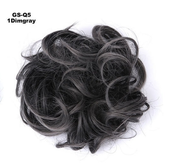 KTX-362131 Vibrant Colorful Hair Rings - 46 Shades for Styling and Accessories