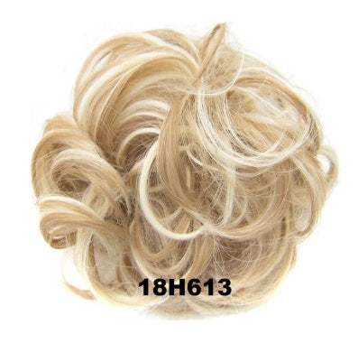 KTX-362131 Vibrant Colorful Hair Rings - 46 Shades for Styling and Accessories