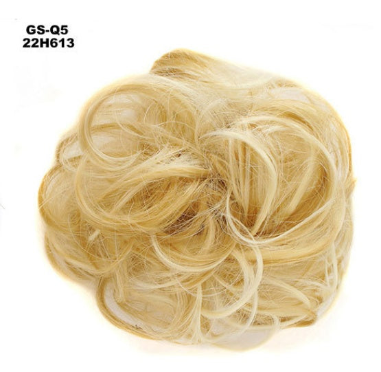 KTX-362131 Vibrant Colorful Hair Rings - 46 Shades for Styling and Accessories
