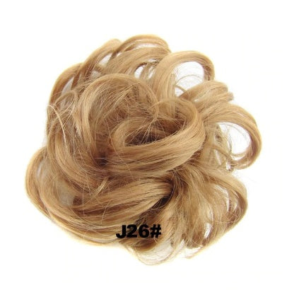 KTX-362131 Vibrant Colorful Hair Rings - 46 Shades for Styling and Accessories