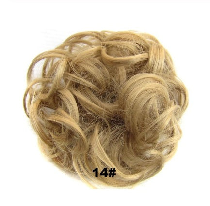 KTX-362131 Vibrant Colorful Hair Rings - 46 Shades for Styling and Accessories