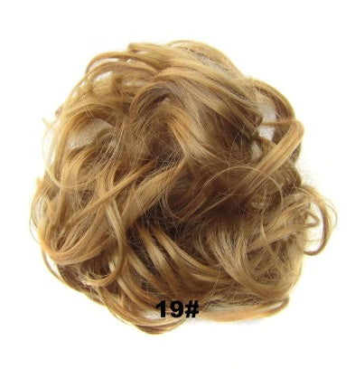 KTX-362131 Vibrant Colorful Hair Rings - 46 Shades for Styling and Accessories