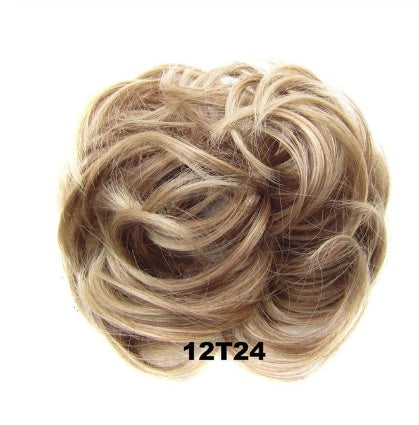 KTX-362131 Vibrant Colorful Hair Rings - 46 Shades for Styling and Accessories