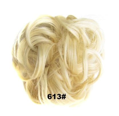 KTX-362131 Vibrant Colorful Hair Rings - 46 Shades for Styling and Accessories