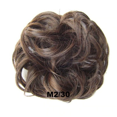 KTX-362131 Vibrant Colorful Hair Rings - 46 Shades for Styling and Accessories
