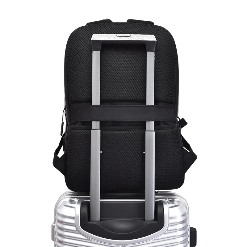 KTX-019283 Stylish Waterproof Reflective Anti-Theft Laptop Backpack with USB Charging Port