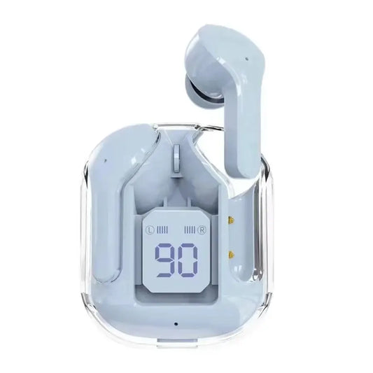 KTX-493779 Wireless Bluetooth In-Ear Headset with LED Display and Transparent Design
