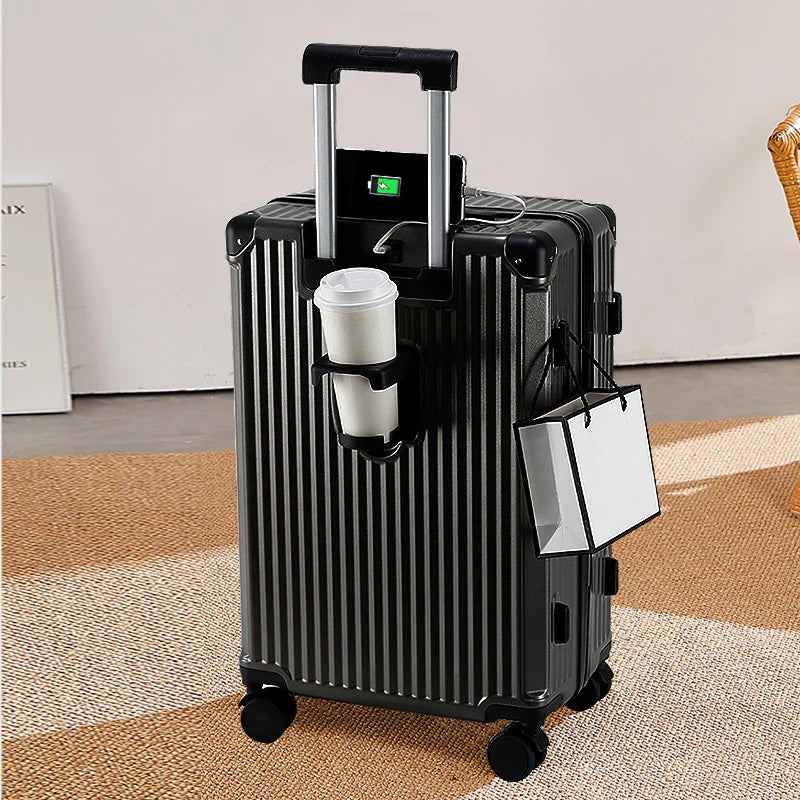 KTX-023891 Emerald Green 20 Inch Small Travel Suitcase Set with Extra Large Wheels - 3 Piece Luggage Set